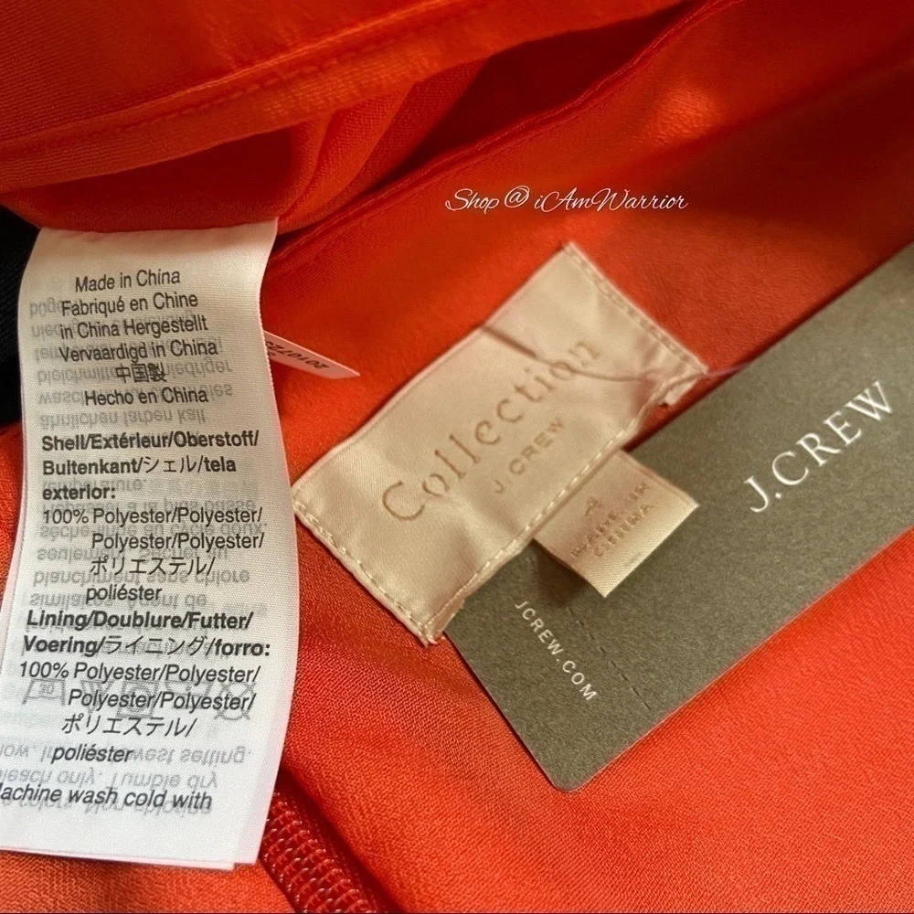 J.Crew Collection NWT tie waist striped midi Mandy Moore dress *shop@iamwarrior